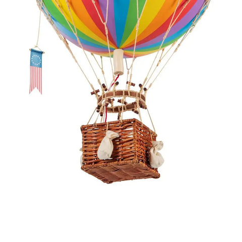 Authentic Models Light Hot Air Balloon in Rainbow