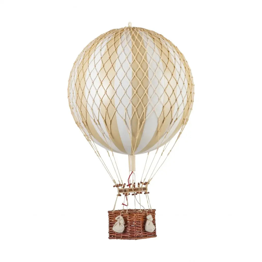 Royal Aero Medium Balloon - White & Ivory-Mobiles & lights-Authentic Models-Blue Almonds-London-South Kensington