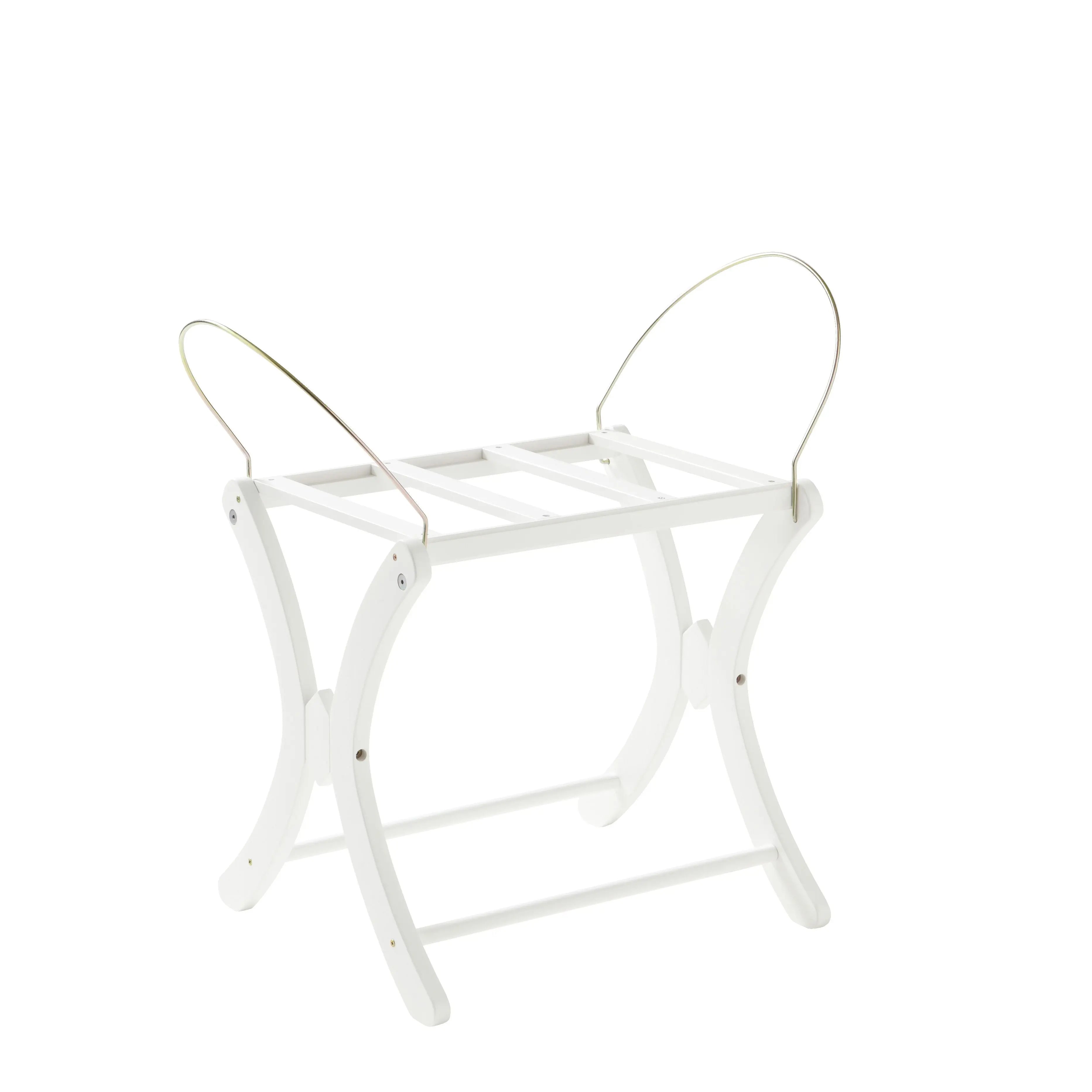 Moses basket wooden stand white-New Baby-Tartine et Chocolat-Blue Almonds-London-South Kensington
