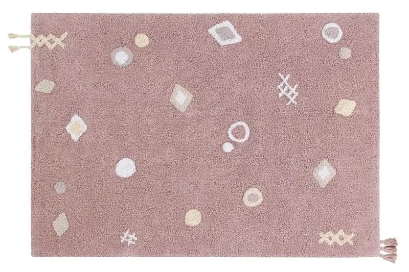 Washable cotton rug "noah"-Nursery & Beyond-Lorena Canals-Blue Almonds-London-South Kensington