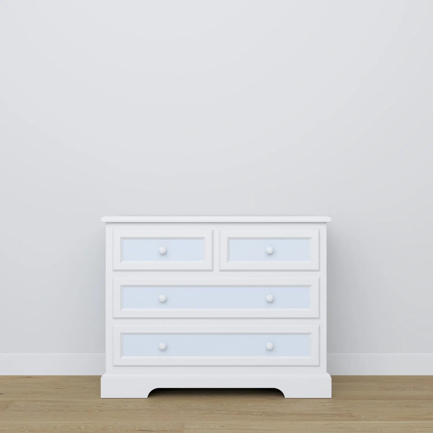 Wooden Chest of Drawers -  Blue Classic-Nursery & Beyond-Blue Almonds-Blue Almonds-London-South Kensington