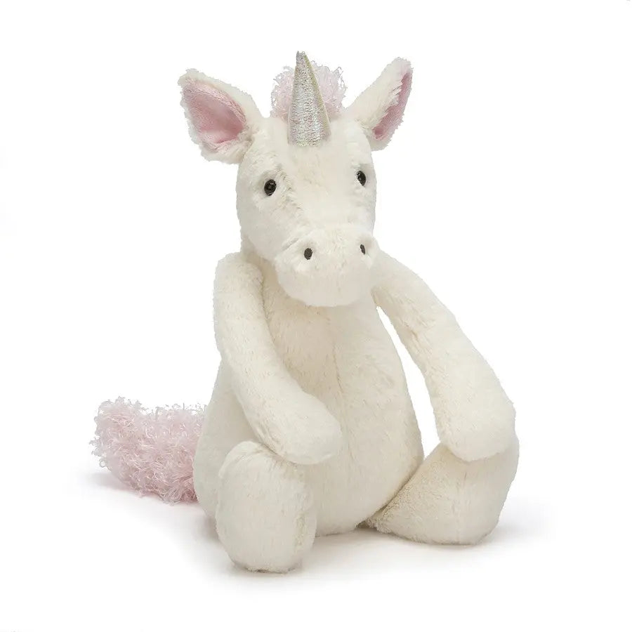 Bashful Unicorn-Soft toys & musicals-Jellycat-Blue Almonds-London-South Kensington