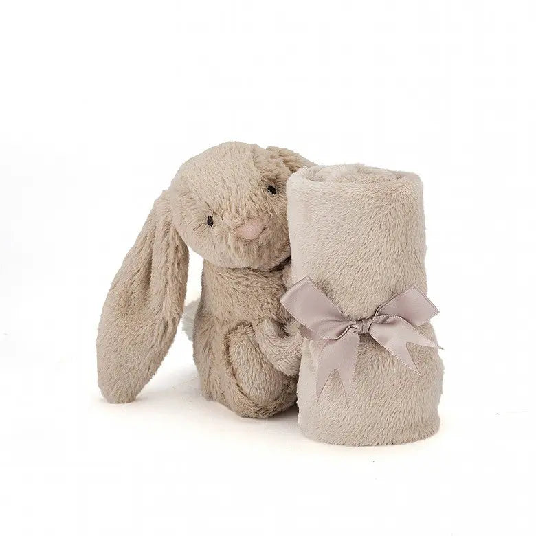 Bashful Beige Bunny Soother-Soft toys & musicals-Jellycat-Blue Almonds-London-South Kensington