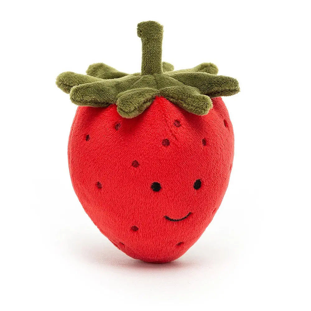 Fabulous Fruit Strawberry-Soft toys & musicals-Jellycat-Blue Almonds-London-South Kensington
