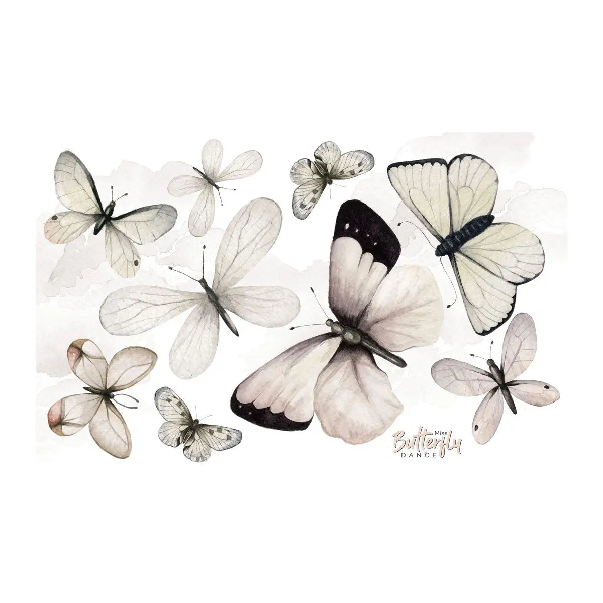 Stickers "butterflies"-Wallpapers & stickers-Dekornik-Blue Almonds-London-South Kensington