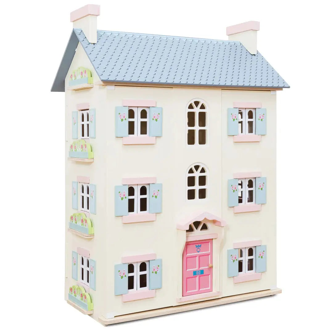 Cherry Tree Hall Doll House-Wooden toys & more-Le Toy Van-Blue Almonds-London-South Kensington