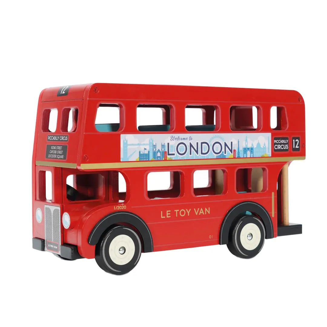 London Routemaster Toy Bus-Wooden toys & more-Le Toy Van-Blue Almonds-London-South Kensington