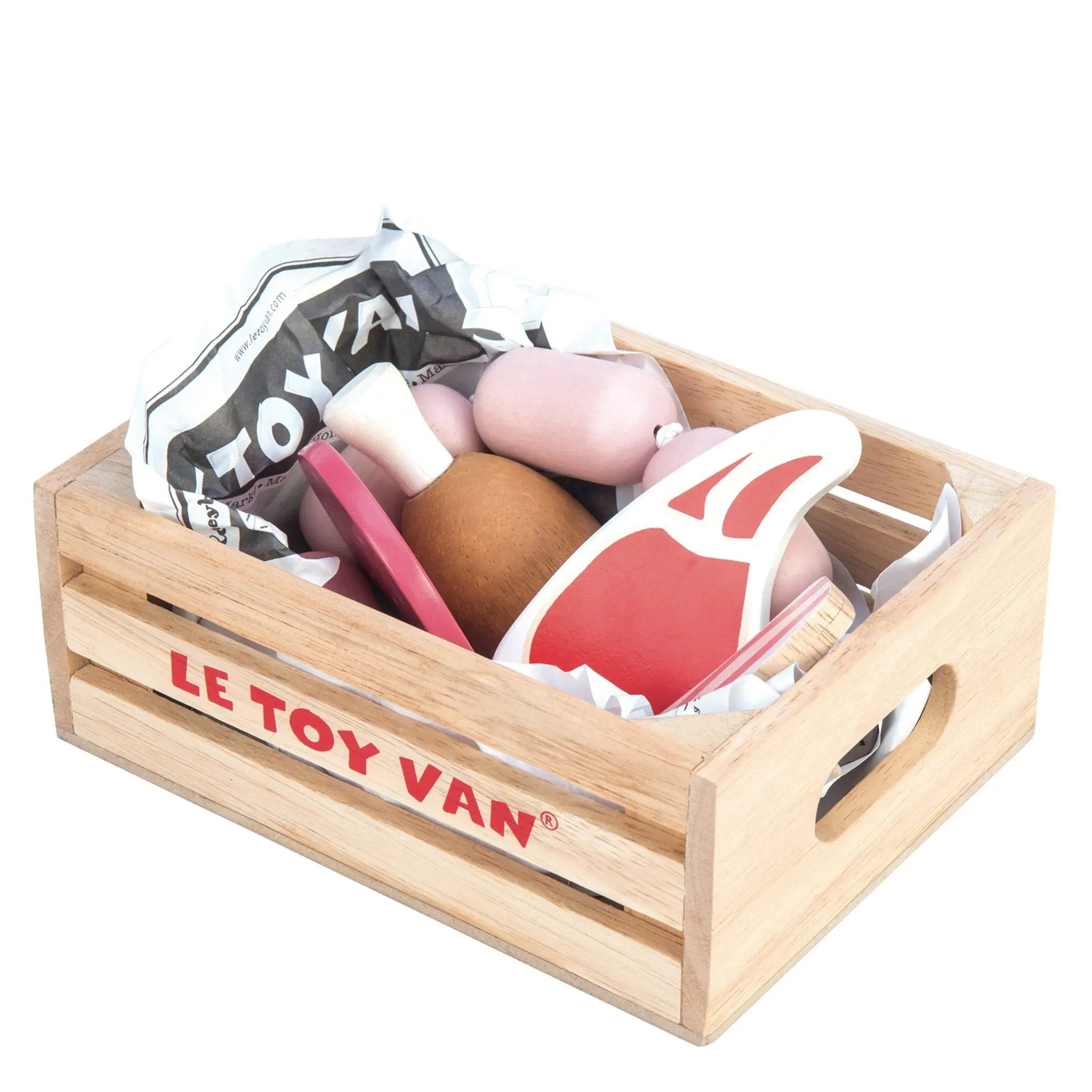 Market Meat Crate-Wooden toys & more-Le Toy Van-Blue Almonds-London-South Kensington