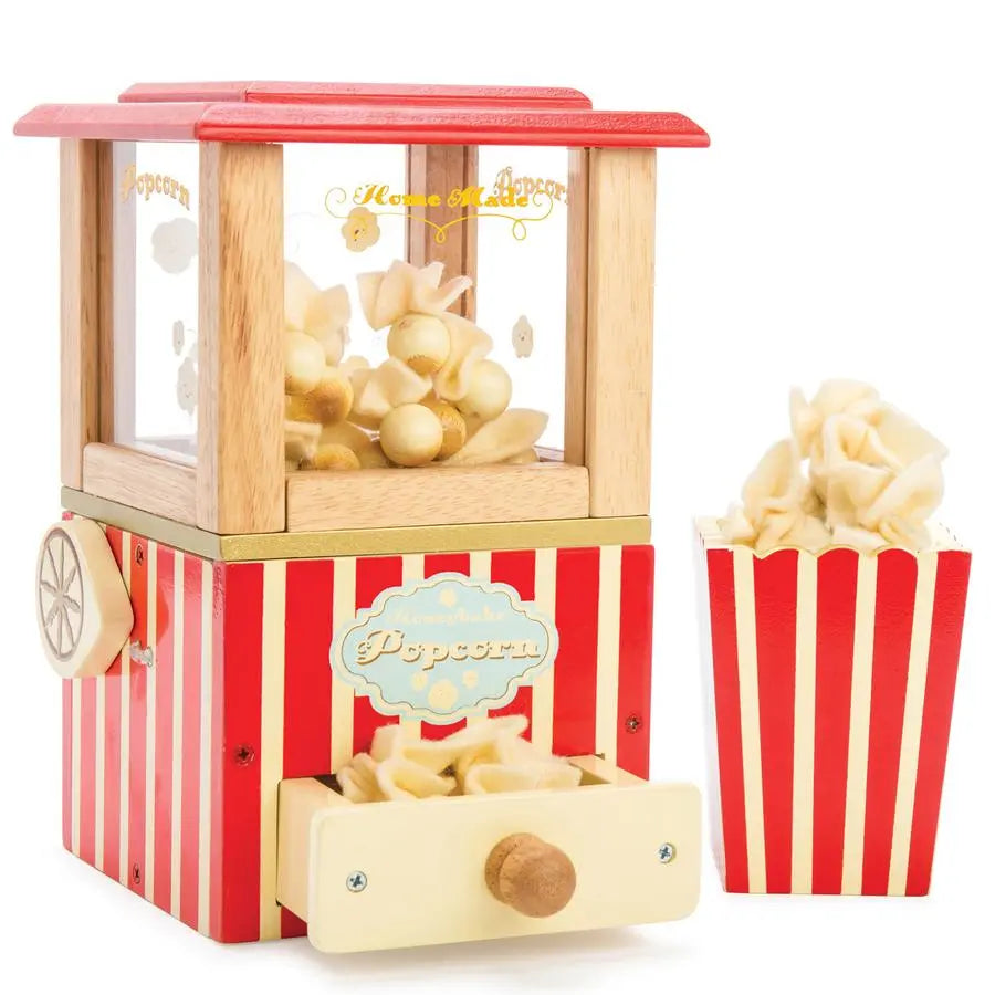 Popcorn Machine-Wooden toys & more-Le Toy Van-Blue Almonds-London-South Kensington