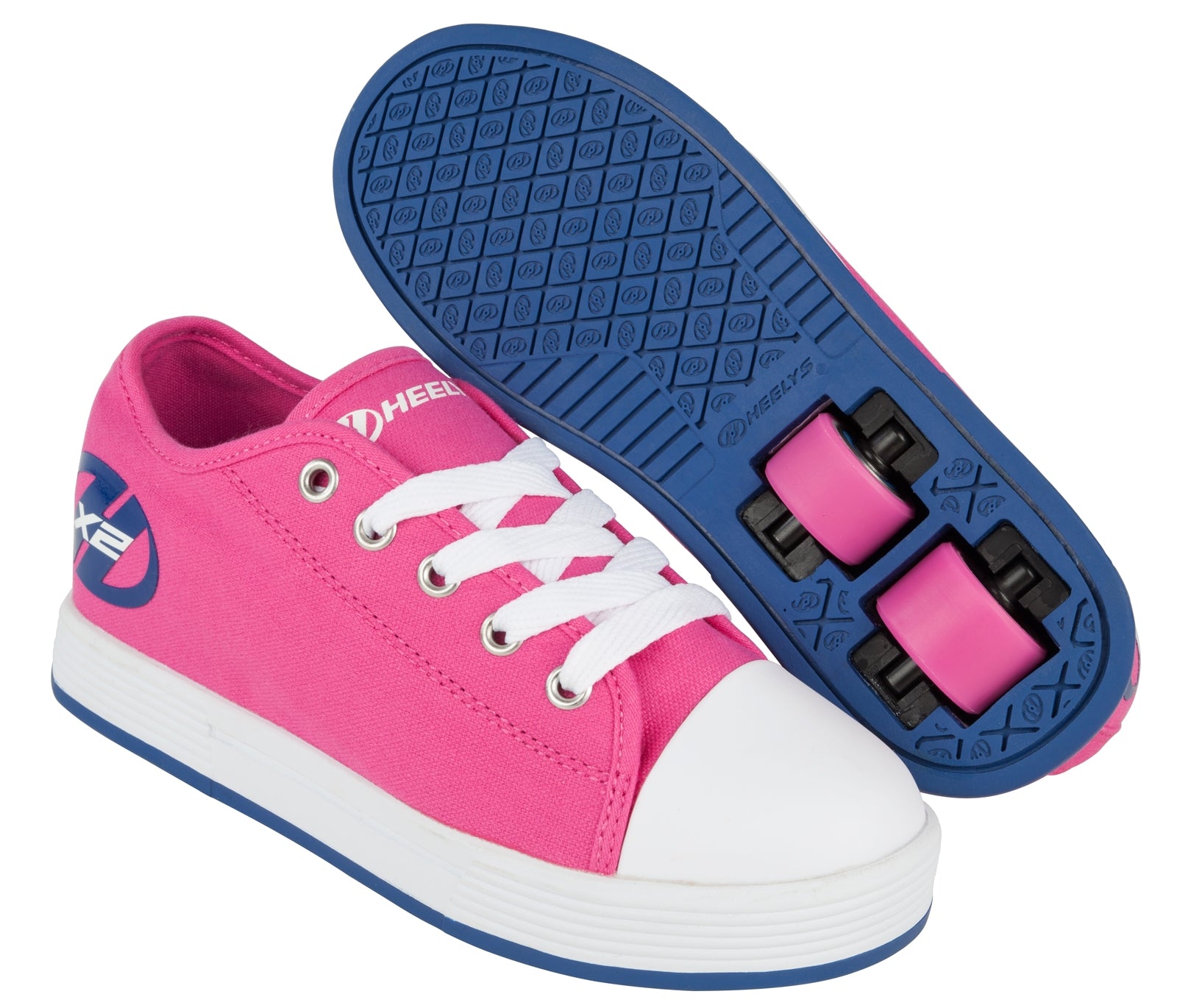 Heelys X2 Fresh Shoes - Fuschia Navy 