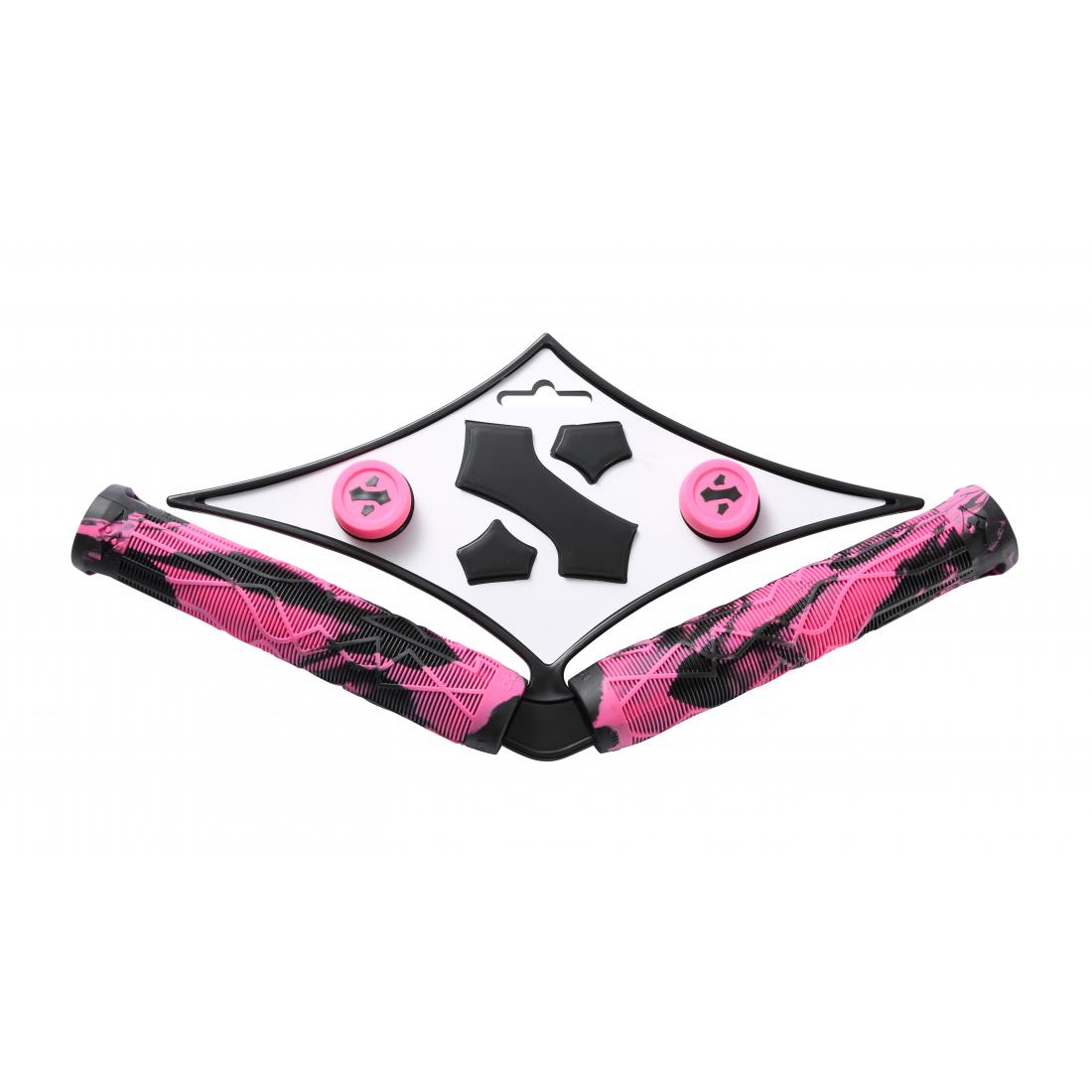 pink handlebar grips