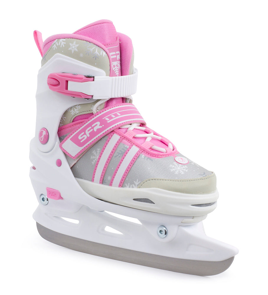 white childrens ice skates