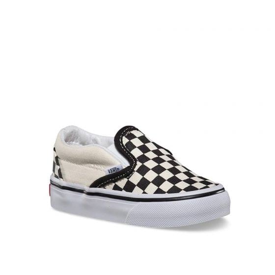 checkered vans slip ons kids