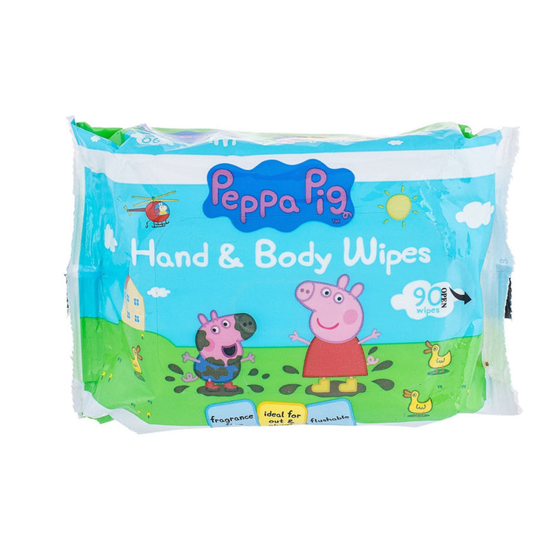 Peppa Pig Hand & Face Wipes 90Pk