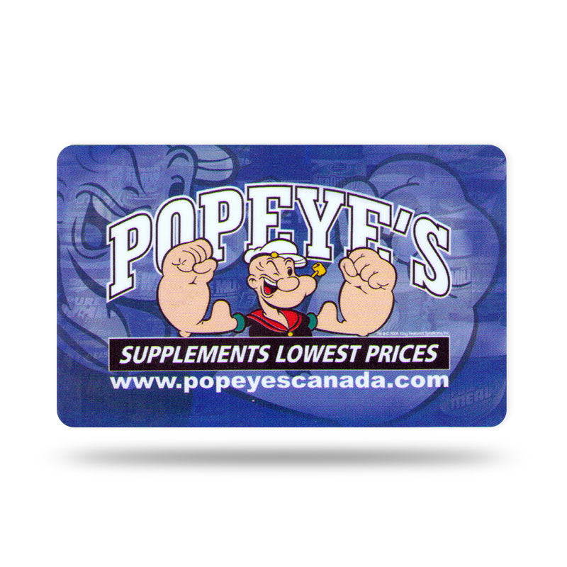 Gift Cards — Popeye's Supplements Ontario