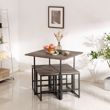 4 piece square dining set