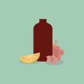 Kombucha Produktion sowie die Qualität des Kombucha wird als Karikatur dargestellt
