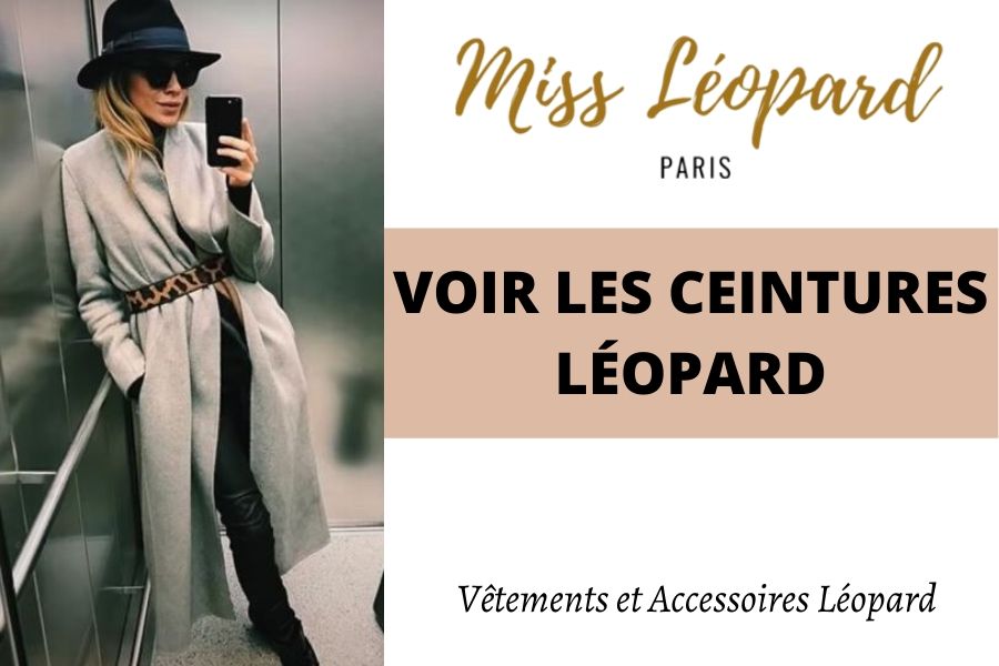 Ceinture Léopard