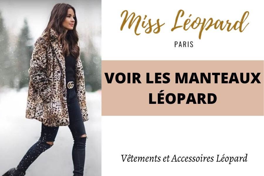 manteau léopard