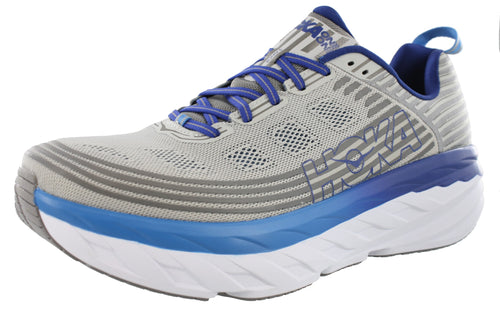 Hoka Men Ultra Marathon Cushioned Running Shoes Bondi 6 – Shoe City