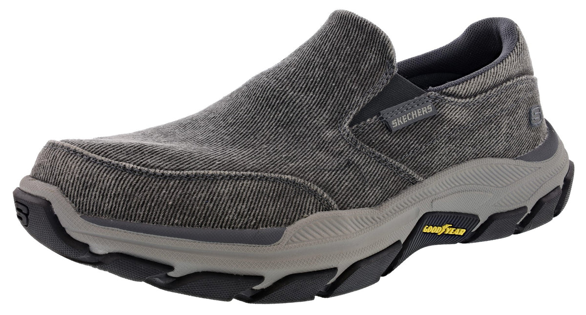 Skechers Relaxed Fit Respected Fallston Vintage Washed Walking Shoes ...