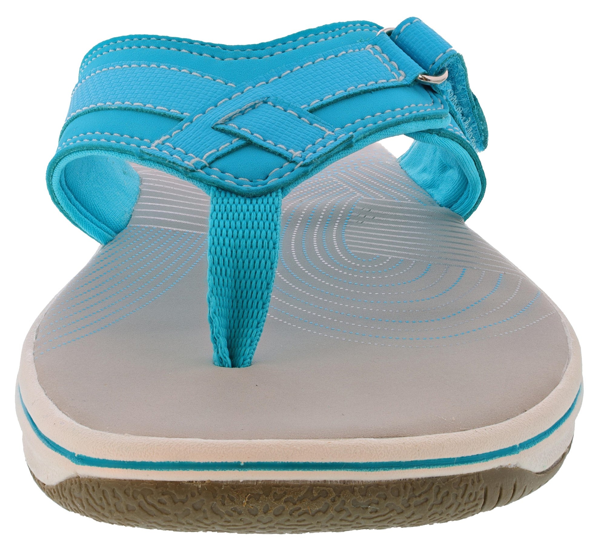 Clarks Women Sandals Lightweight Flip Flops Breeze Sea – Shoe City