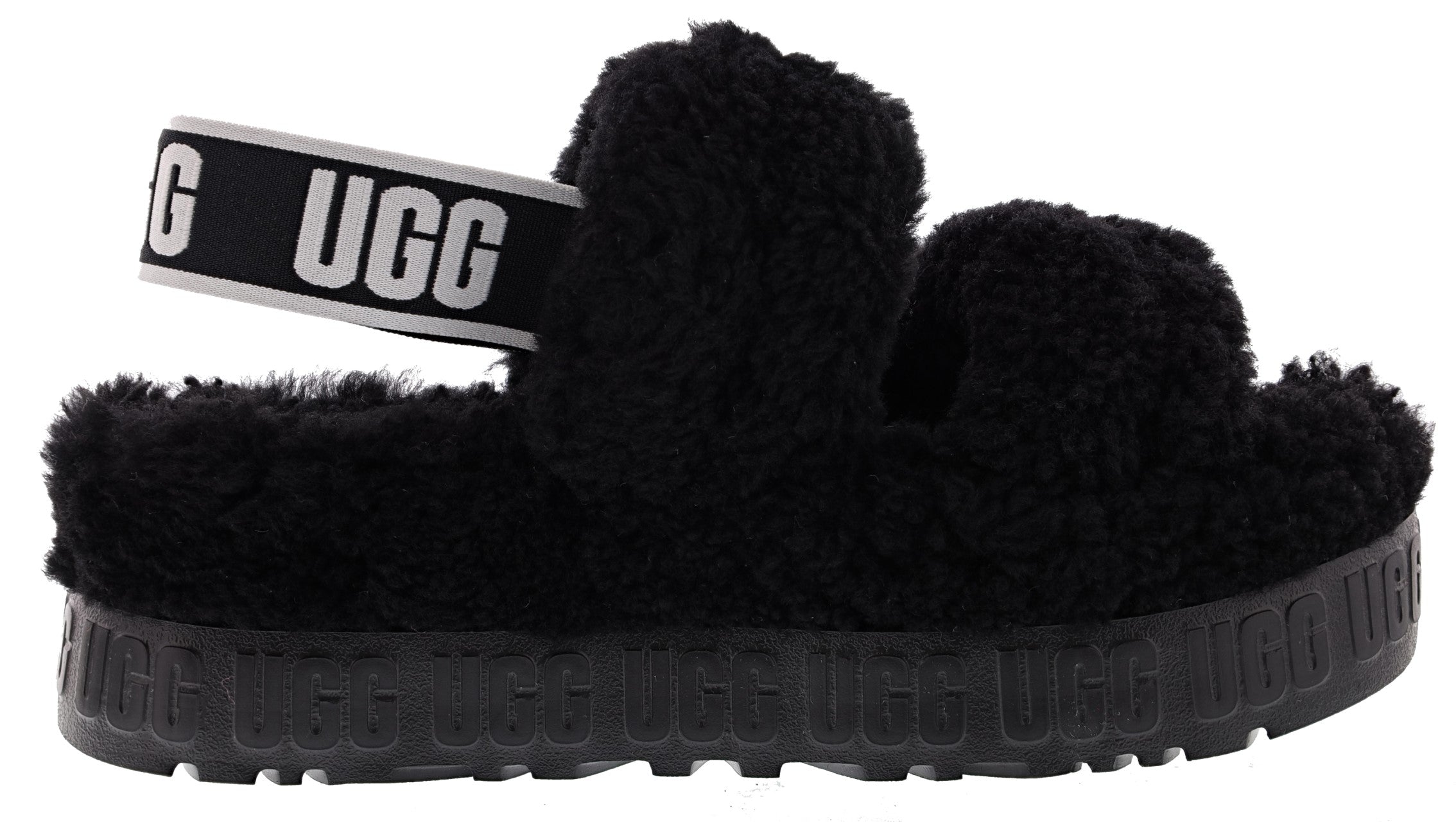 UGG Oh Fluffita Platform Slingback Slippers- Women | Shoe City