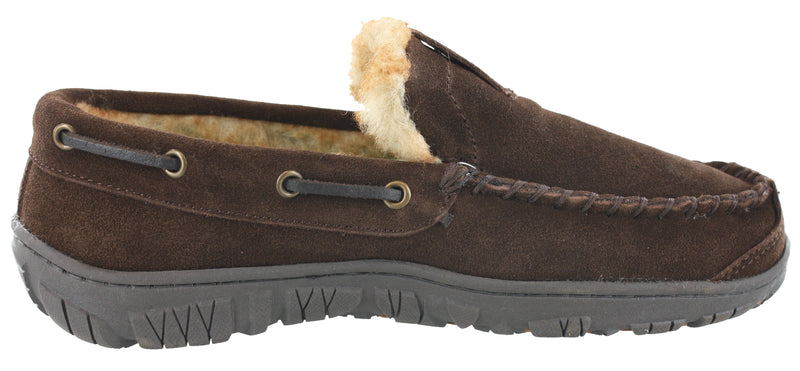 clarks mens moccasin slippers
