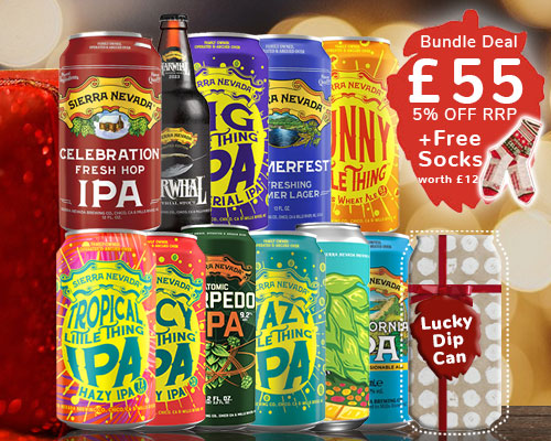 Sierra Nevada Christmas 2023 Bundle Deal £55 5% Off RRP Plus Free Socks worth £12