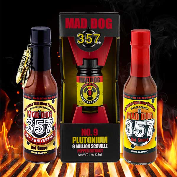 Mad Dog 357 Hot Sauce World S Hottest Hot Sauces And Pepper Extracts