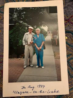 Albert and Giselle Volker on a trip to Niagara-on-the-Lake in 1997