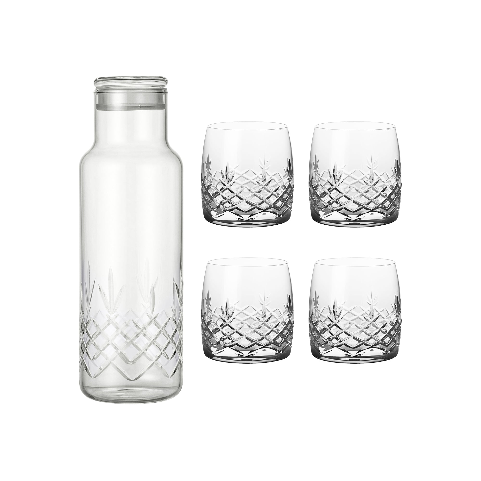 Vandglas 23 cl - Frederik Bagger - Sampak / Crispy Bottle + 4x Crispy Aqua - Karaffel - Tilbud