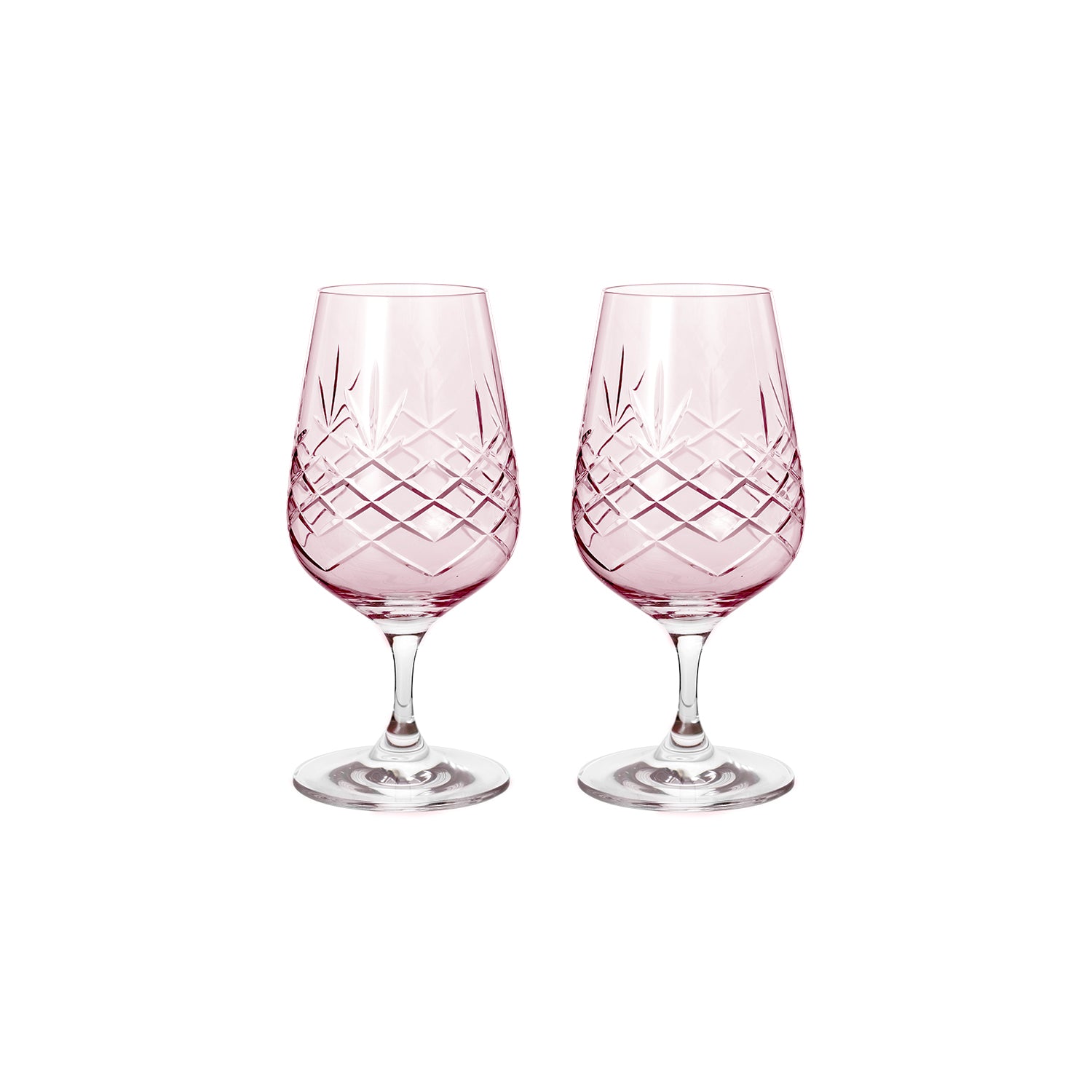 Billede af Ølglas - Frederik Bagger - Crispy Mate Topaz, Pink - 2 stk. - Tilbud