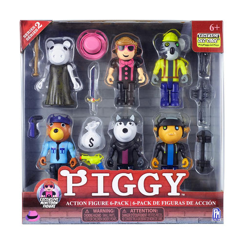 PIGGY Roblox Series 1 PIGGY Buildable Set with Exclusive DLC Code New