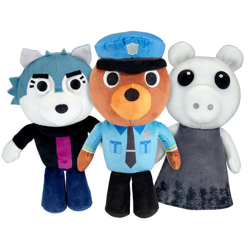 PIGGY Roblox Collectible Plush Series 1 - Clowny, Piggy and Tigry