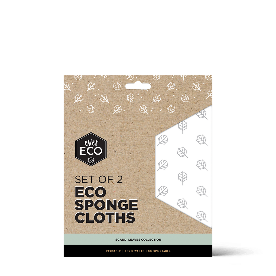 Eco Sponge Cloths - Palm Springs Print - 2 Pack – How We Roll Co.