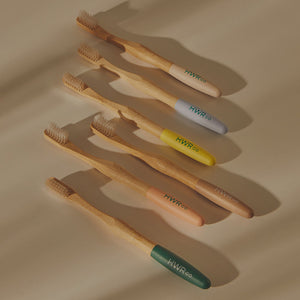 
                  
                    Sustainable Bamboo Soft Toothbrush 2 Pack - Blue & Cream
                  
                