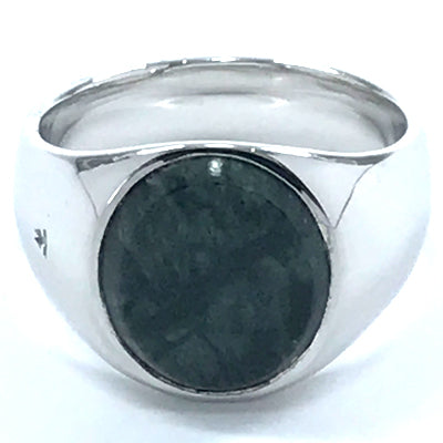 Oval Green Marble ring／オーバル・グリーンマーブル・リング