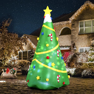 Jumbo Christmas Tree with Lights Inflatable (8 ft) - JOIEDOMI