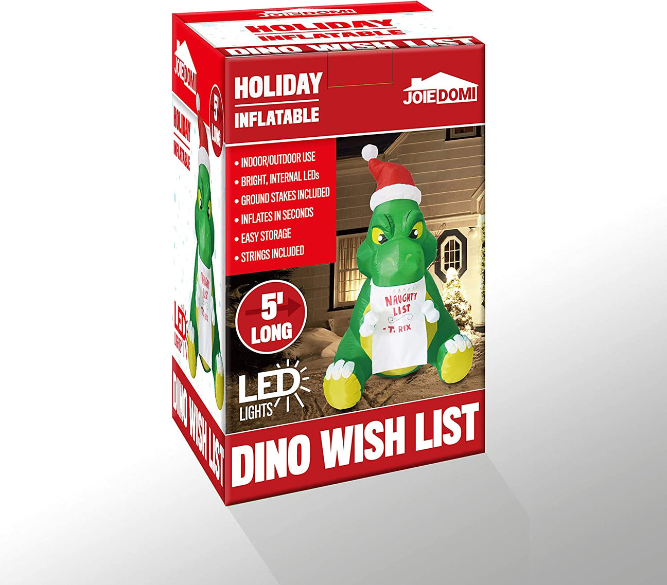 Joiedomi Tall Sitting Dinosaur Inflatable 5 Ft Joiedomi 