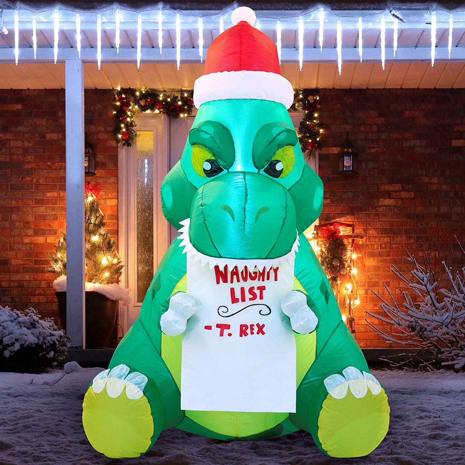 Joiedomi Tall Sitting Dinosaur Inflatable 5 Ft Joiedomi 