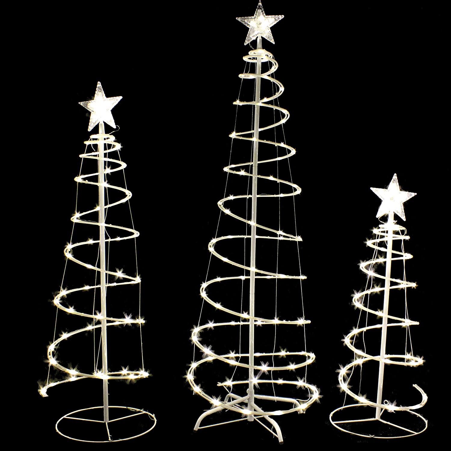 JOIEDOMI | 3 PACKS LIGHTED SPIRAL CHRISTMAS TREE SET – Joiedomi
