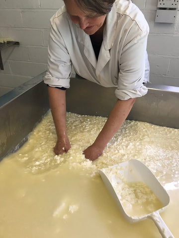The making of Crump’s Single Gloucester with Truffle