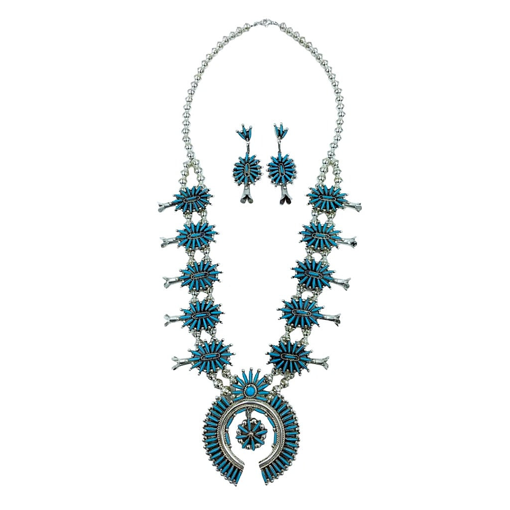 squash blossom necklace set