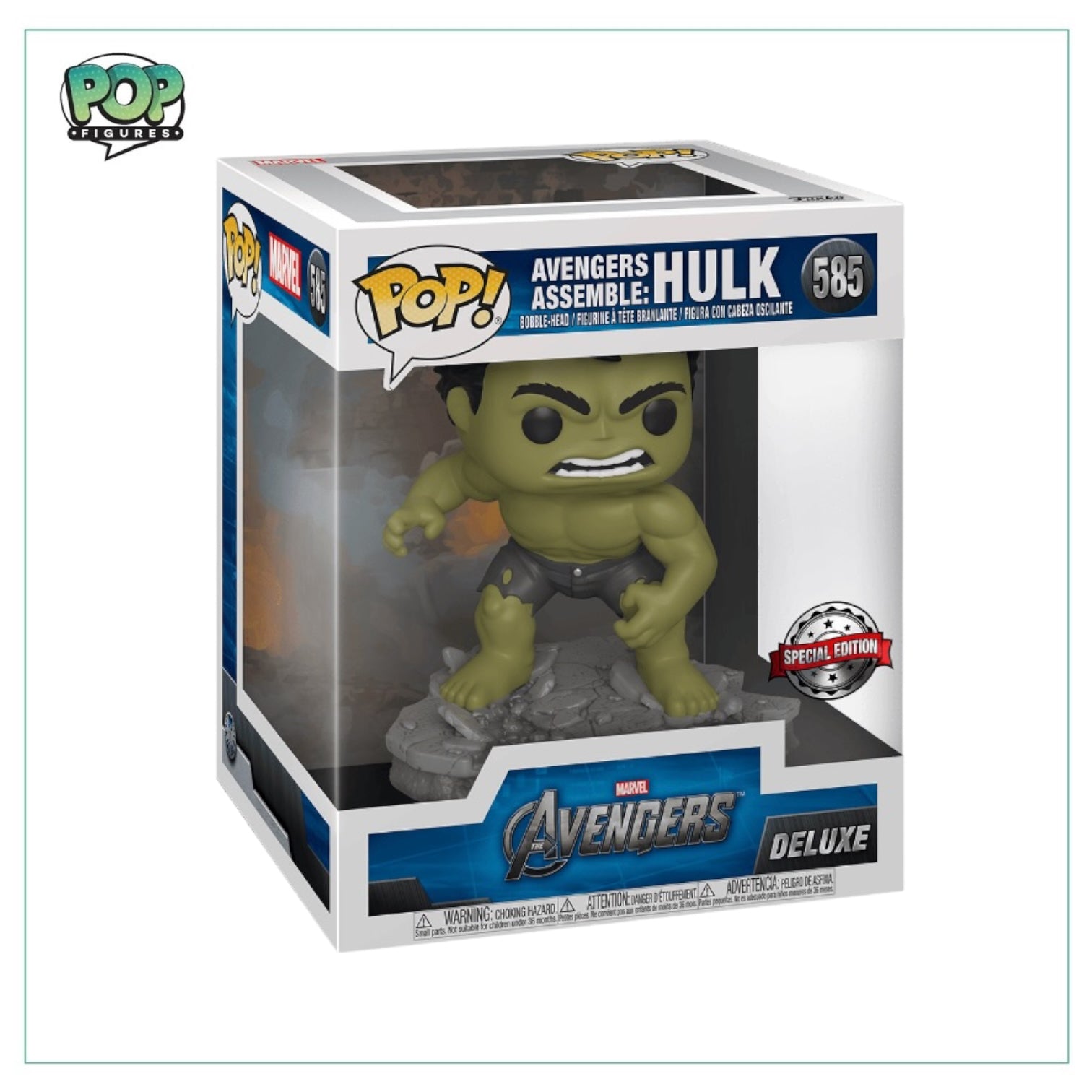Hulk (Orange Chrome) #499 Funko Pop! - Marvel - Special Edition