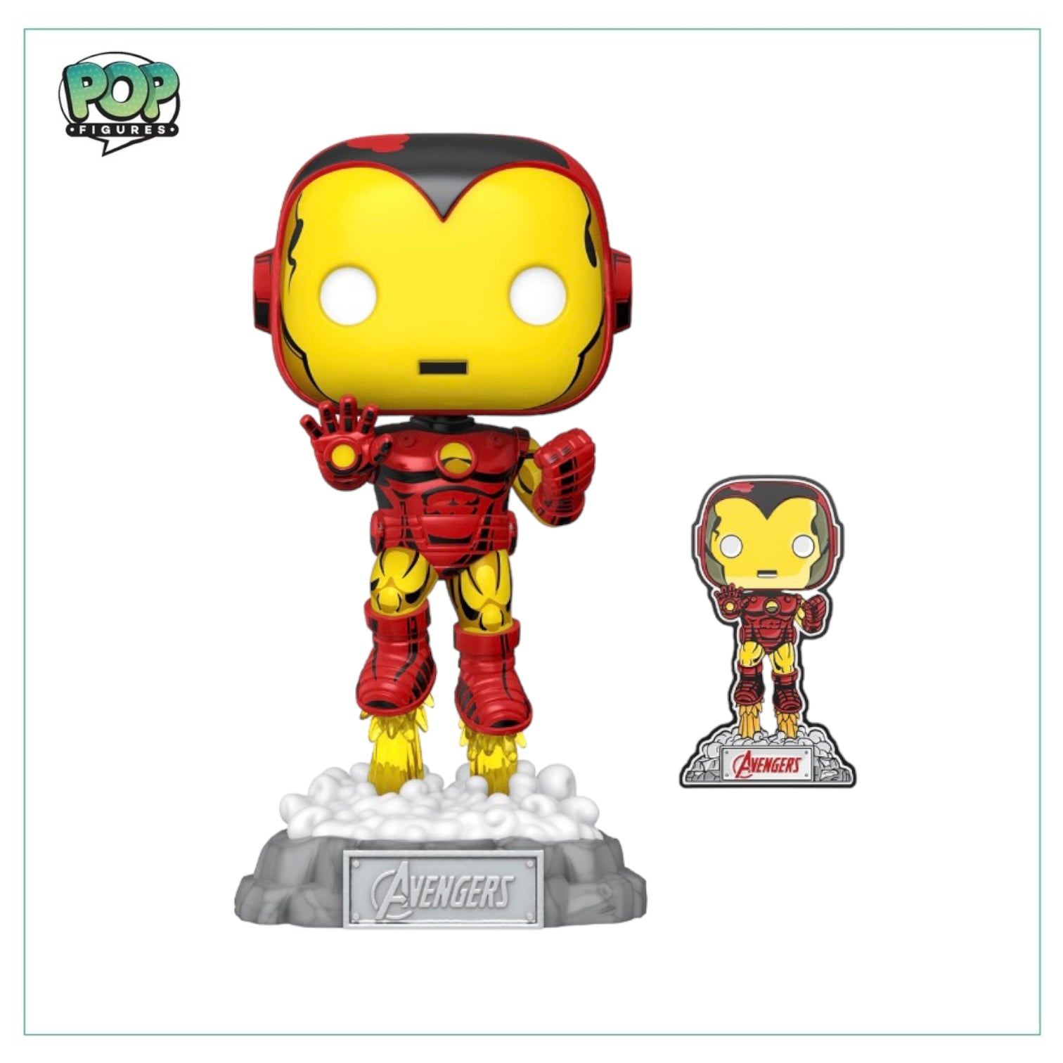 Funko Pop! Iron Man: Hall of Armor - Iron Man Model 8 Silver Centurion