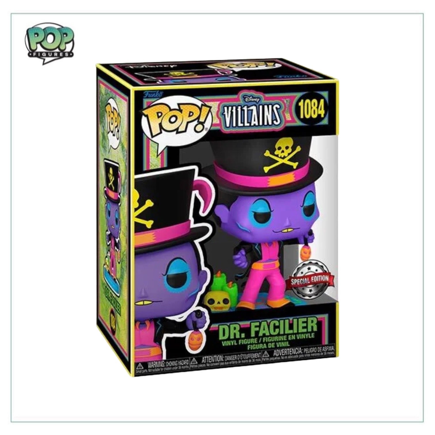 Disney Villains - Peter Pan - Captain Hook Blacklight Pop! (RS) #1081