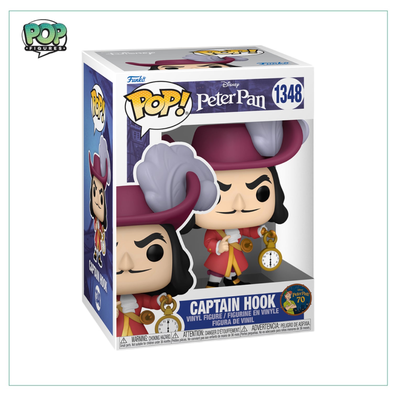 Captain Hook #1081 Funko Pop! - Disney Villains