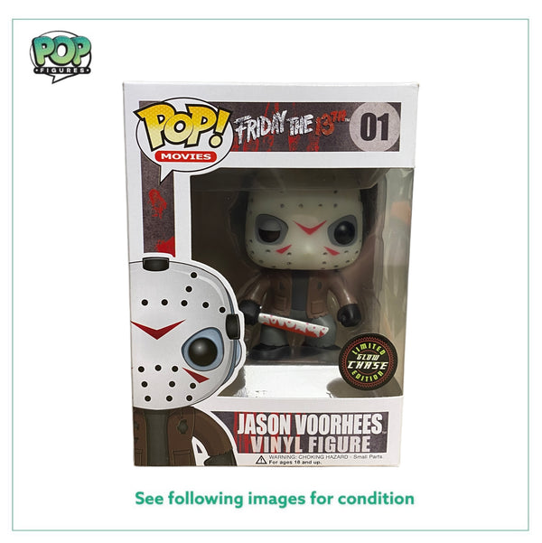 Jason Voorhees #01 (Blue Glow Chase) Funko Pop! - Friday The 13th - 2017 Pop! - Condition 8.75/10