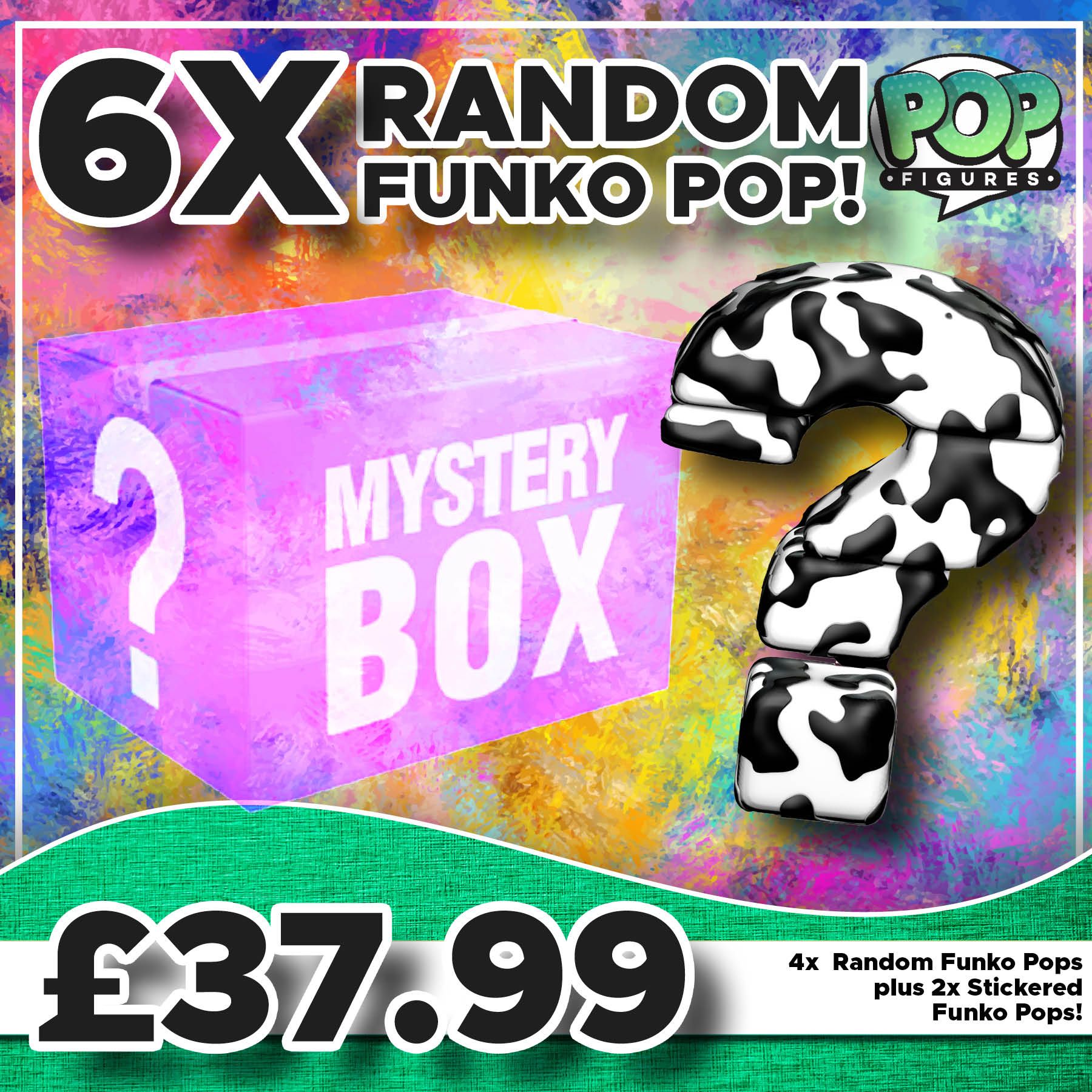 Funko Pop Mystery Box: 8 Damaged Box Funko POPs - Completely Random  Selection